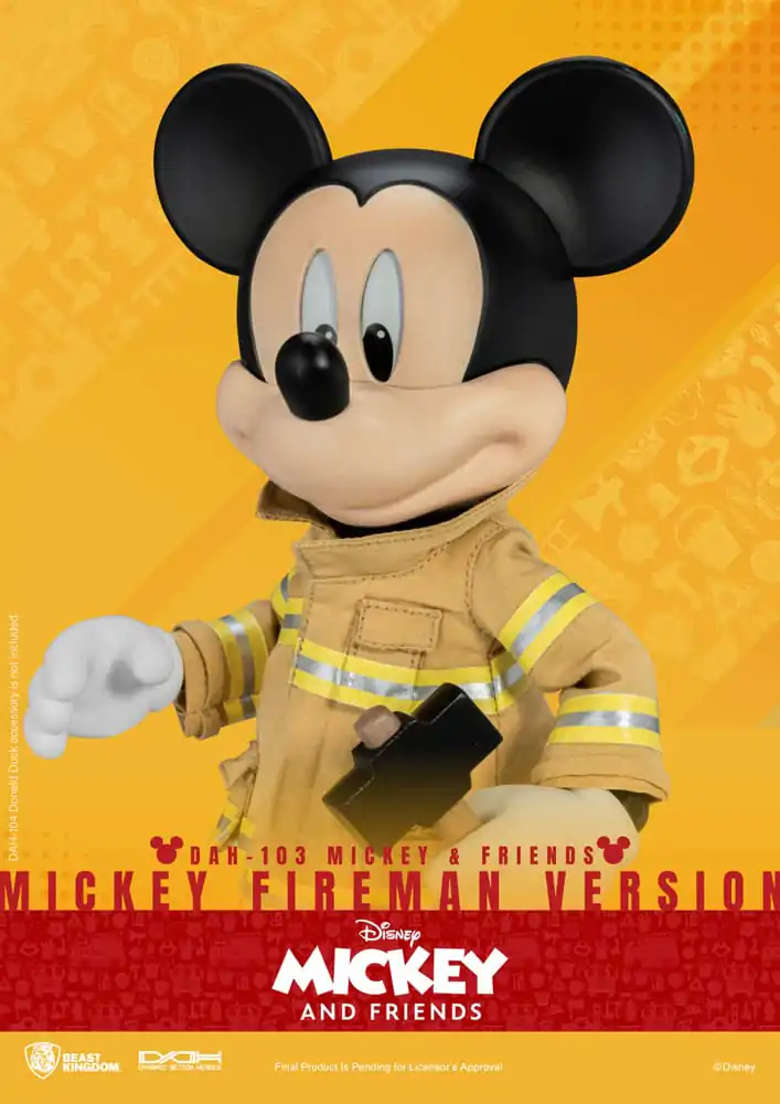 Mickey & Friends Dynamic 8ction Heroes Akční figurka 1/9 Mickey Hasič Ver. 24 cm fotografii produktu