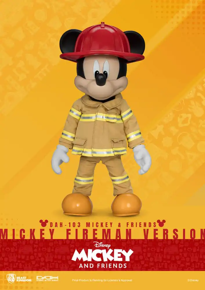 Mickey & Friends Dynamic 8ction Heroes Akční figurka 1/9 Mickey Hasič Ver. 24 cm fotografii produktu