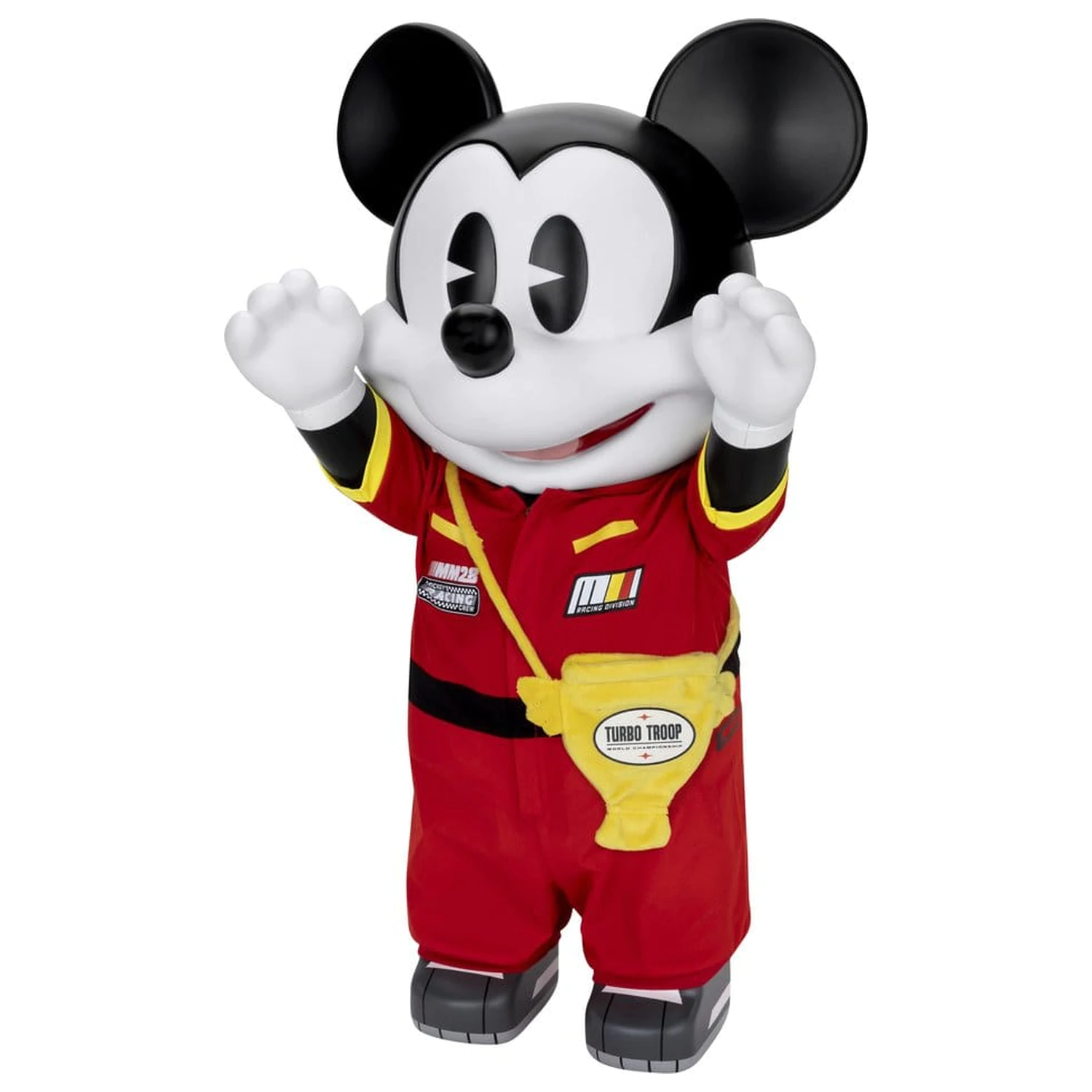 Mickey and Friends Vinylová banka SYAKING-BANG!! Funkční figurka Závodní auto Micky 48 cm fotografii produktu