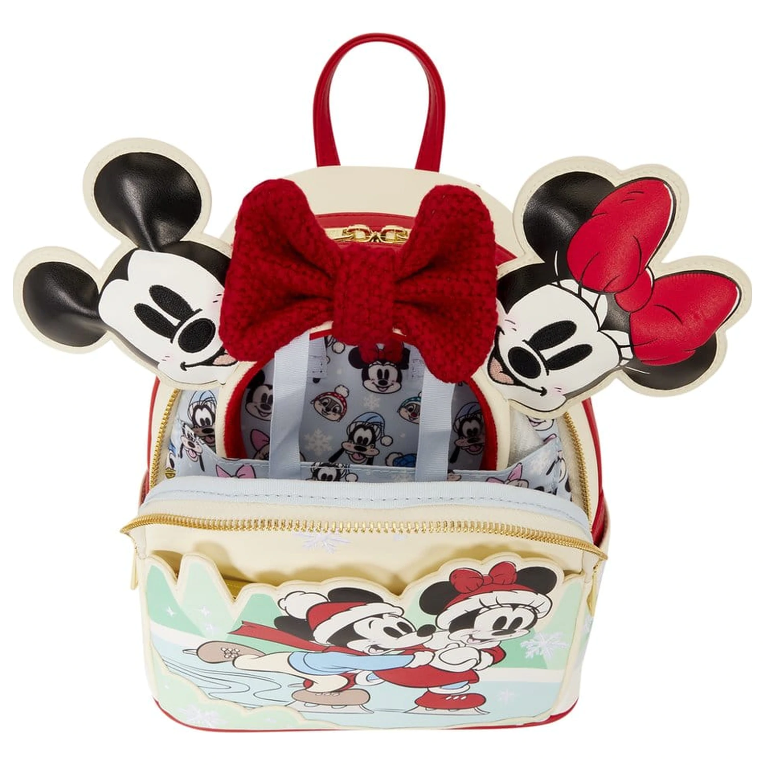 Mickey & Friends by Loungefly Mini Batoh s Držákem na Čelenku Ice Skating fotografii produktu