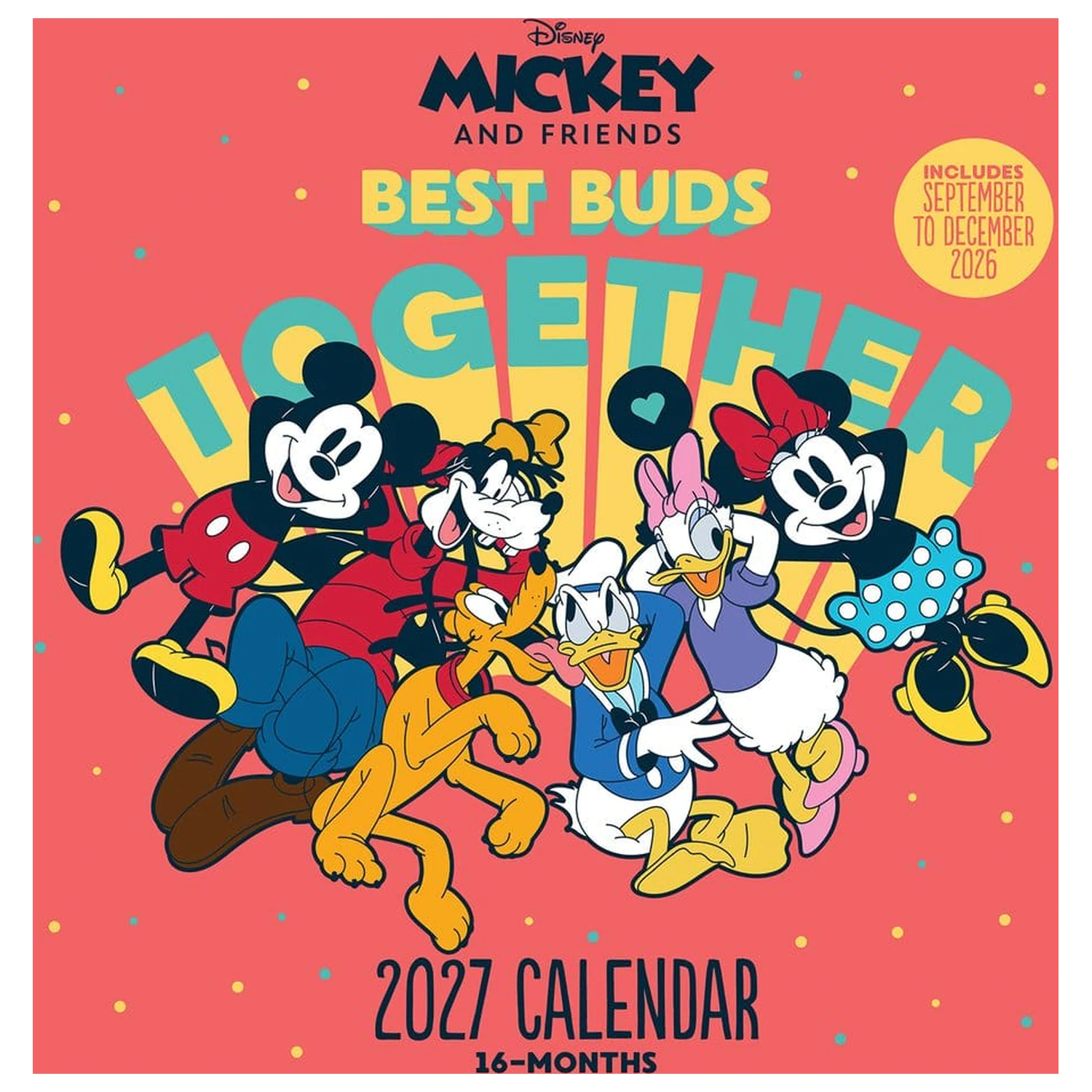 Mickey & Friends Kalendář 2027 30 x 30 cm fotografii produktu