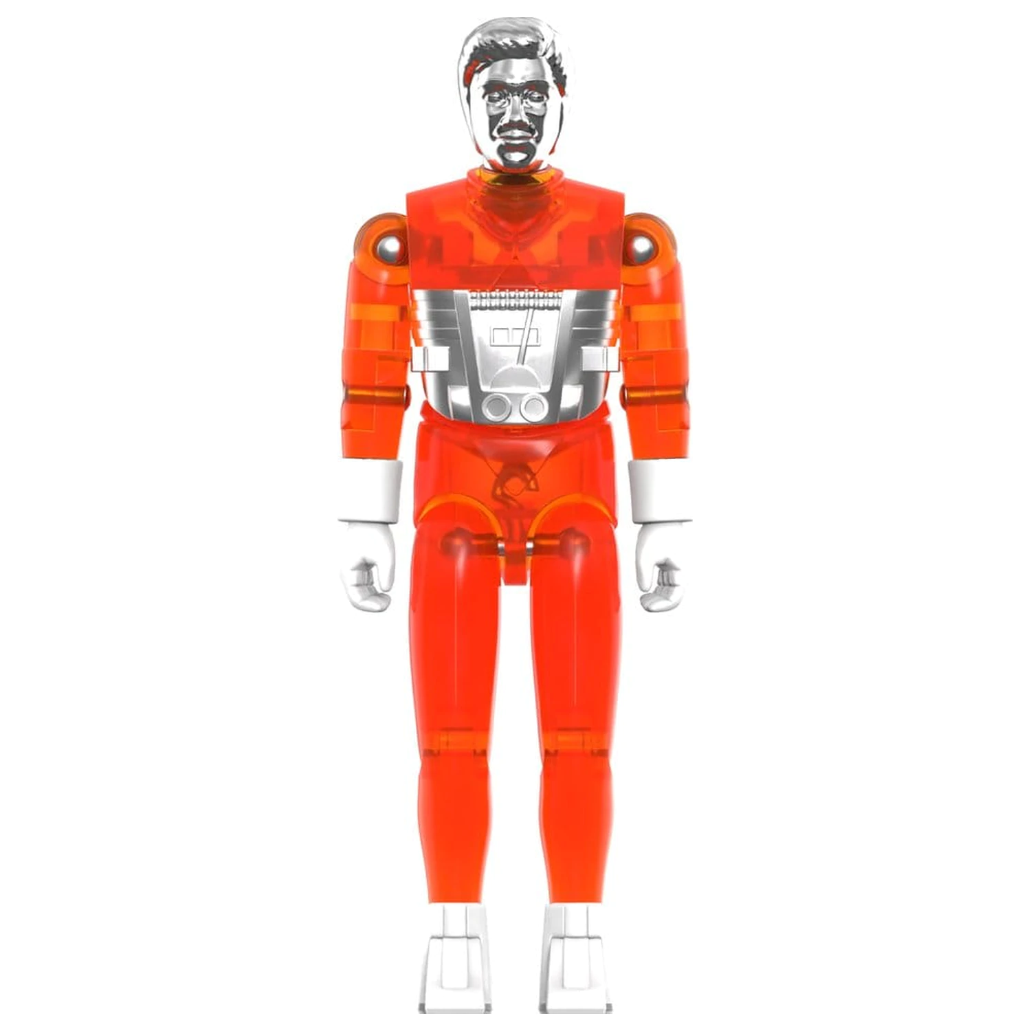 Micronauts ReAction+ Akční figurka Wave 04 Time Traveler (Průsvitná oranžová) fotografii produktu