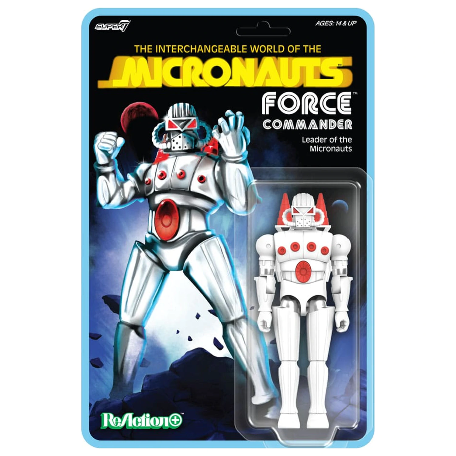 Micronauts ReAction+ Akční figurka Force Commander 9 cm fotografii produktu