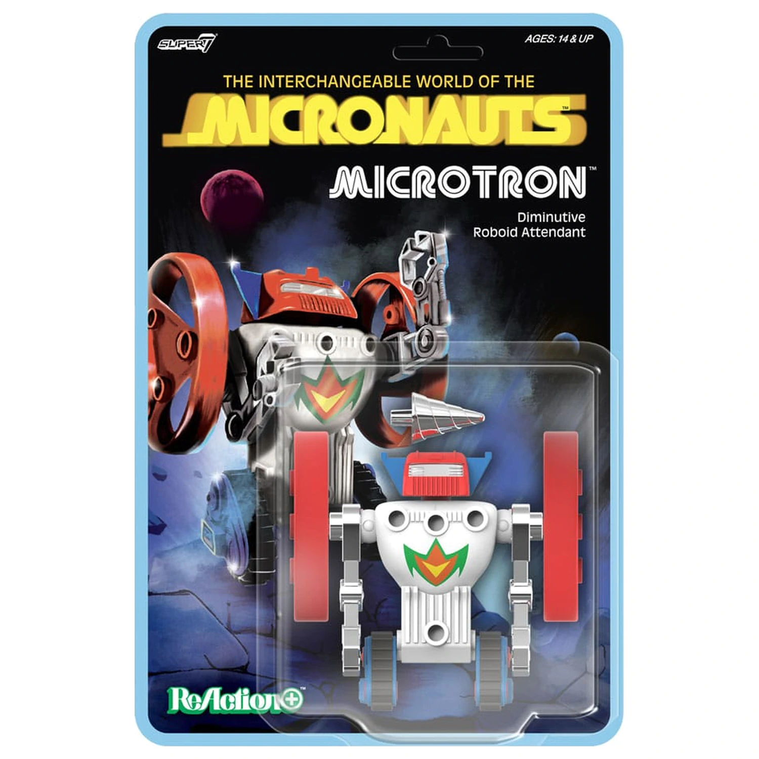 Micronauts ReAction+ Akční figurka Microtron 9 cm fotografii produktu