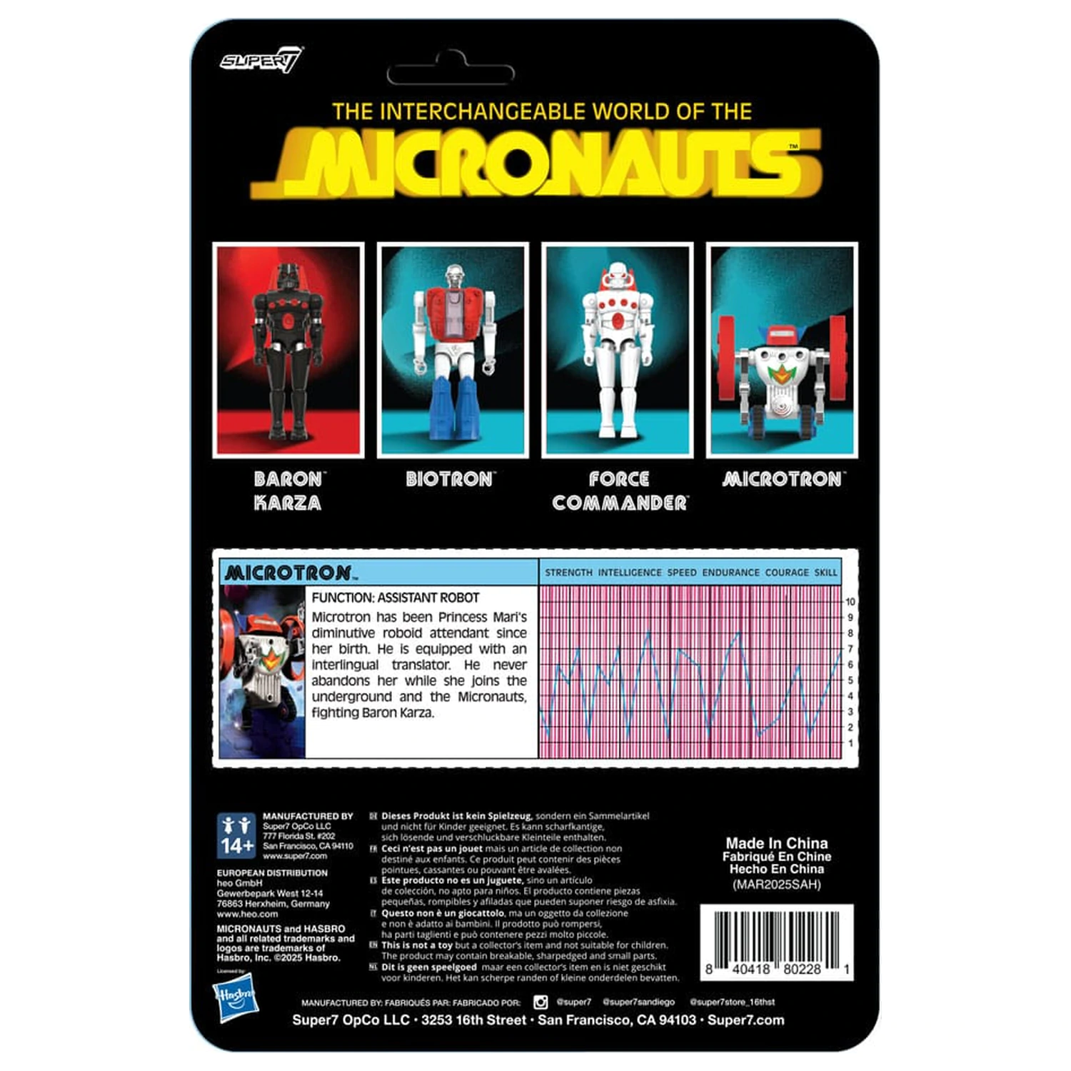 Micronauts ReAction+ Akční figurka Microtron 9 cm fotografii produktu