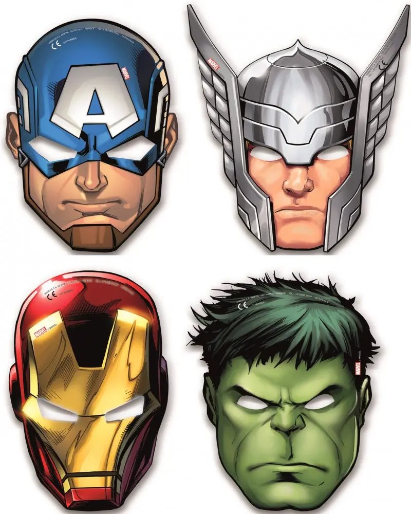 Mighty Avengers, Avengers maska, obličejová maska 6 kusů fotografii produktu
