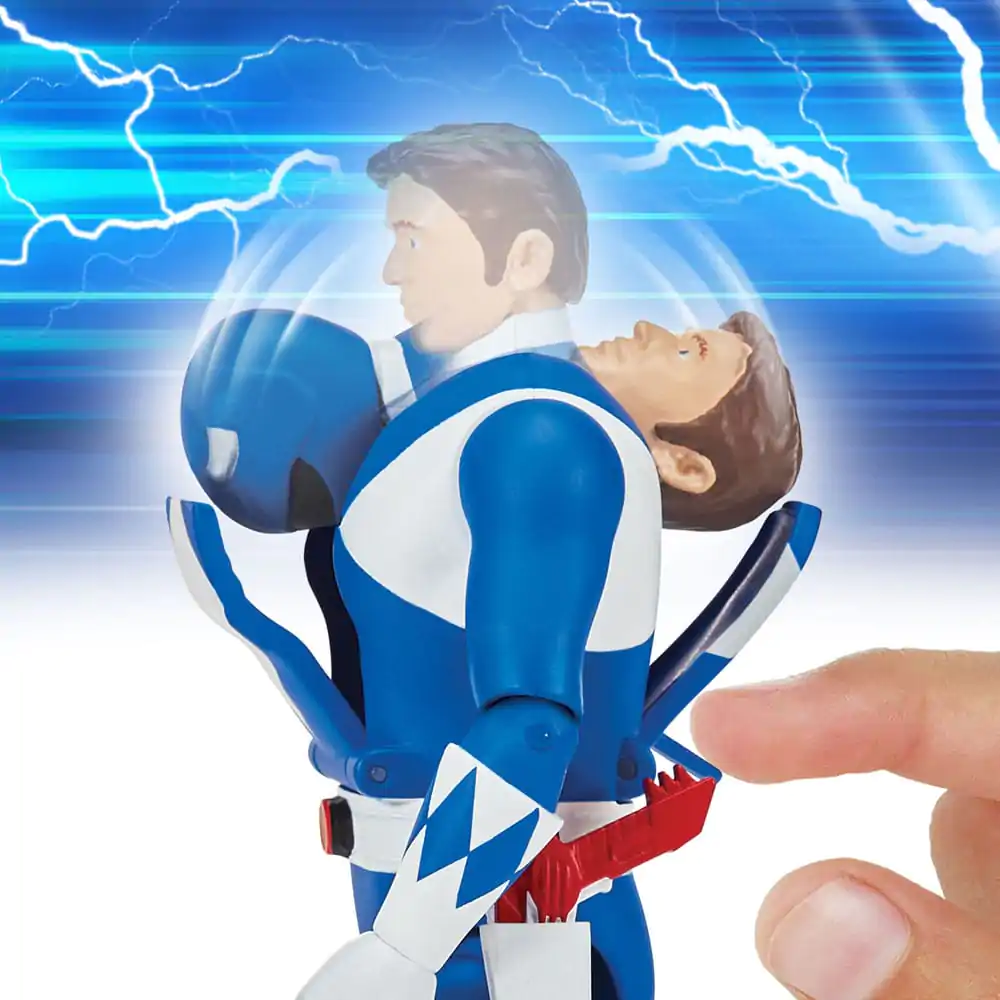 Mighty Morphin Power Rangers akční figurka Auto-Morphin Blue Ranger 12 cm fotografii produktu