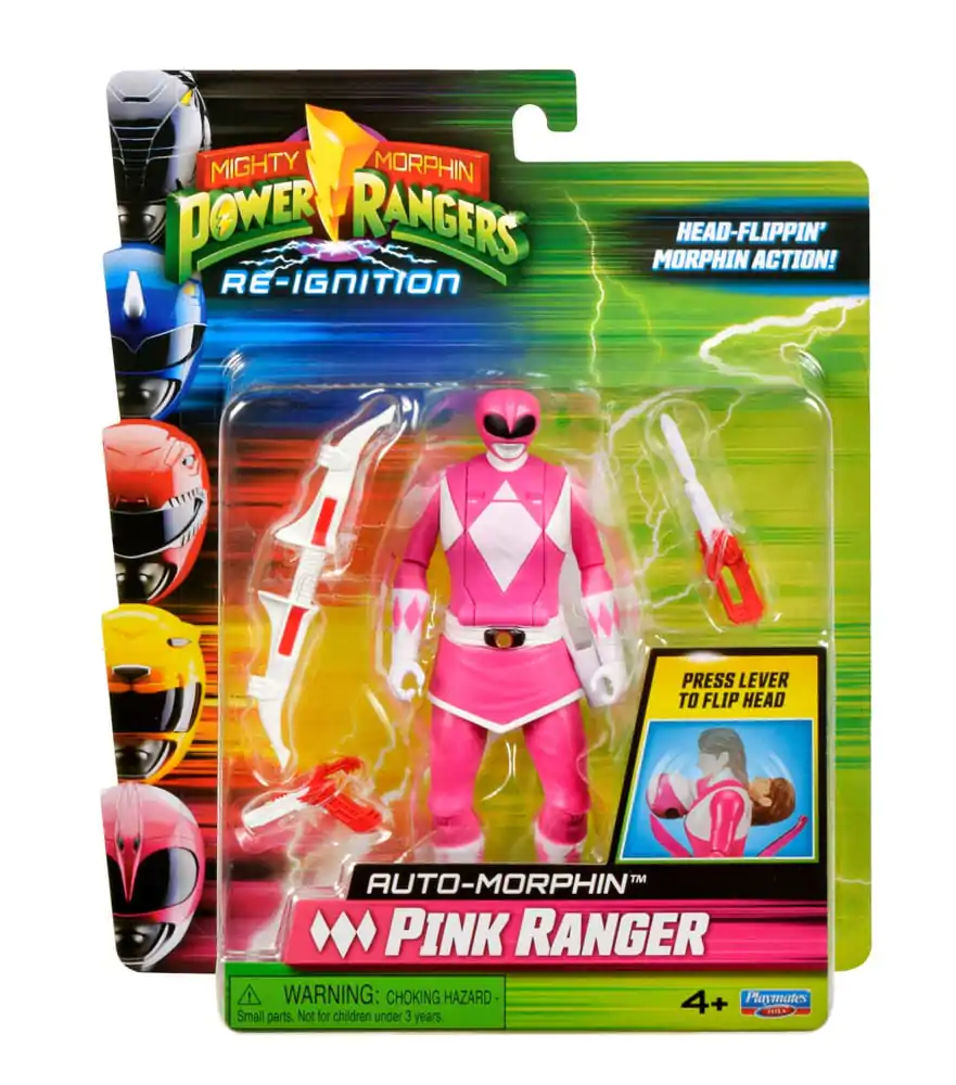 Mighty Morphin Power Rangers Action Figure Auto-Morphin Pink Ranger 12 cm akční figurka fotografii produktu