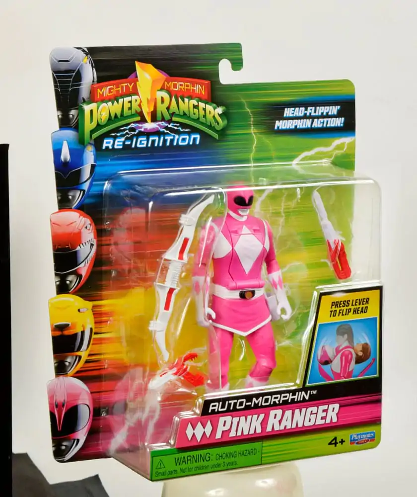 Mighty Morphin Power Rangers Action Figure Auto-Morphin Pink Ranger 12 cm akční figurka fotografii produktu
