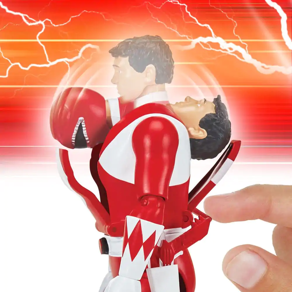 Mighty Morphin Power Rangers Action Figure Auto-Morphin Red Ranger 12 cm Akční Figurka fotografii produktu