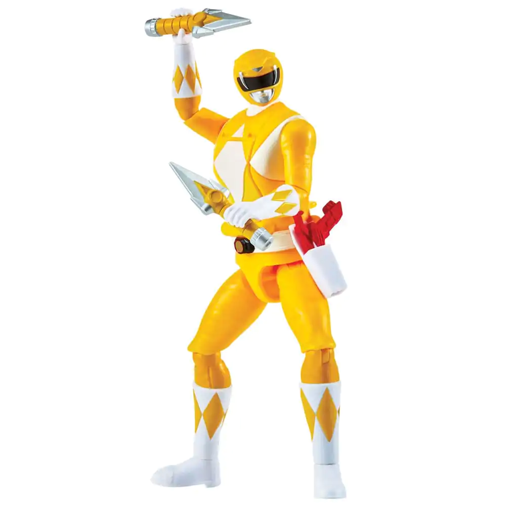 Mighty Morphin Power Rangers Action Figure Auto-Morphin Yellow Ranger 12 cm Akční Figurka fotografii produktu