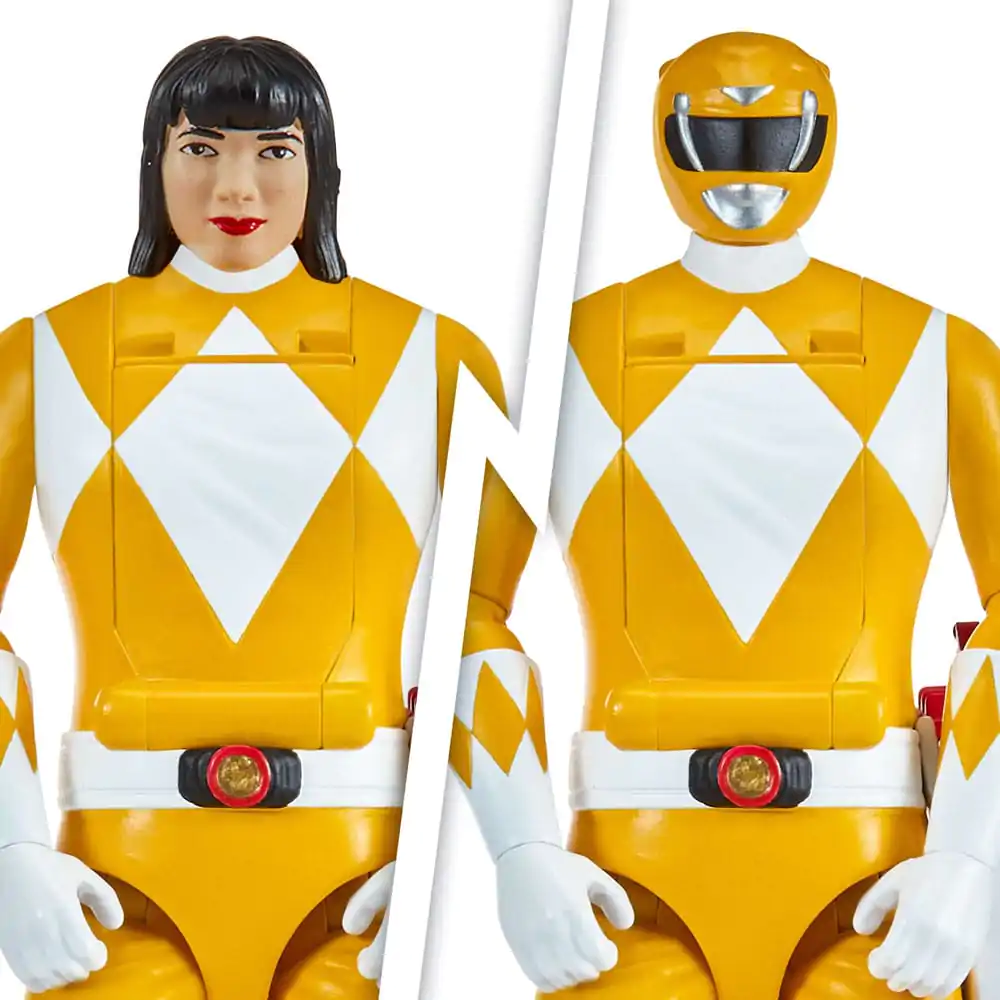 Mighty Morphin Power Rangers Action Figure Auto-Morphin Yellow Ranger 12 cm Akční Figurka fotografii produktu