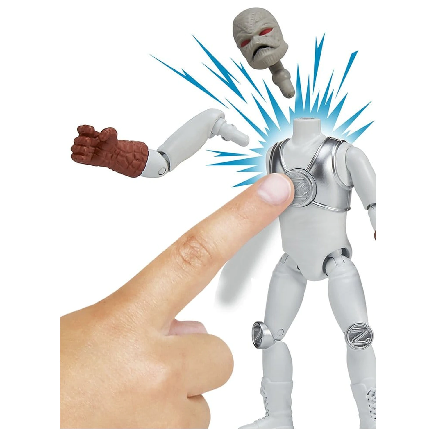Mighty Morphin Power Rangers Základní akční figurka Z-Putty fotografii produktu