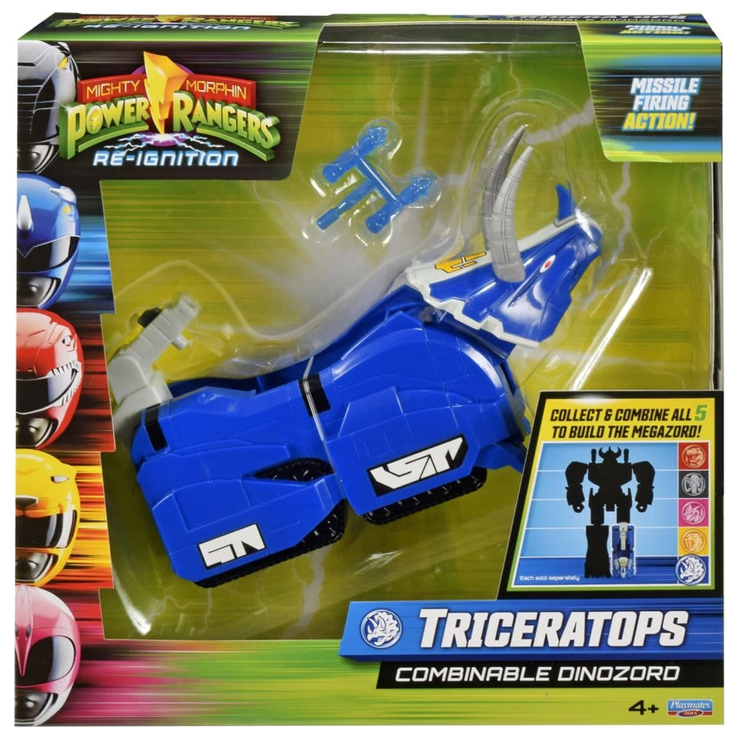Mighty Morphin Power Rangers Kombinovatelná figurka Dinozord Triceratops 20 cm fotografii produktu