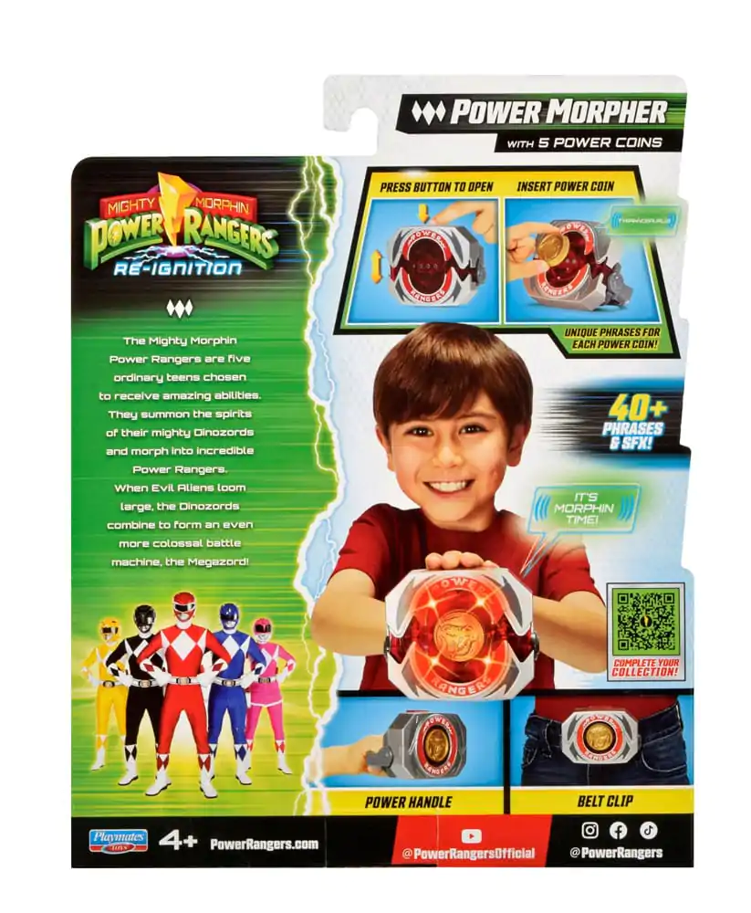 Mighty Morphin Power Rangers spona na pásek Power Morpher Deluxe fotografii produktu