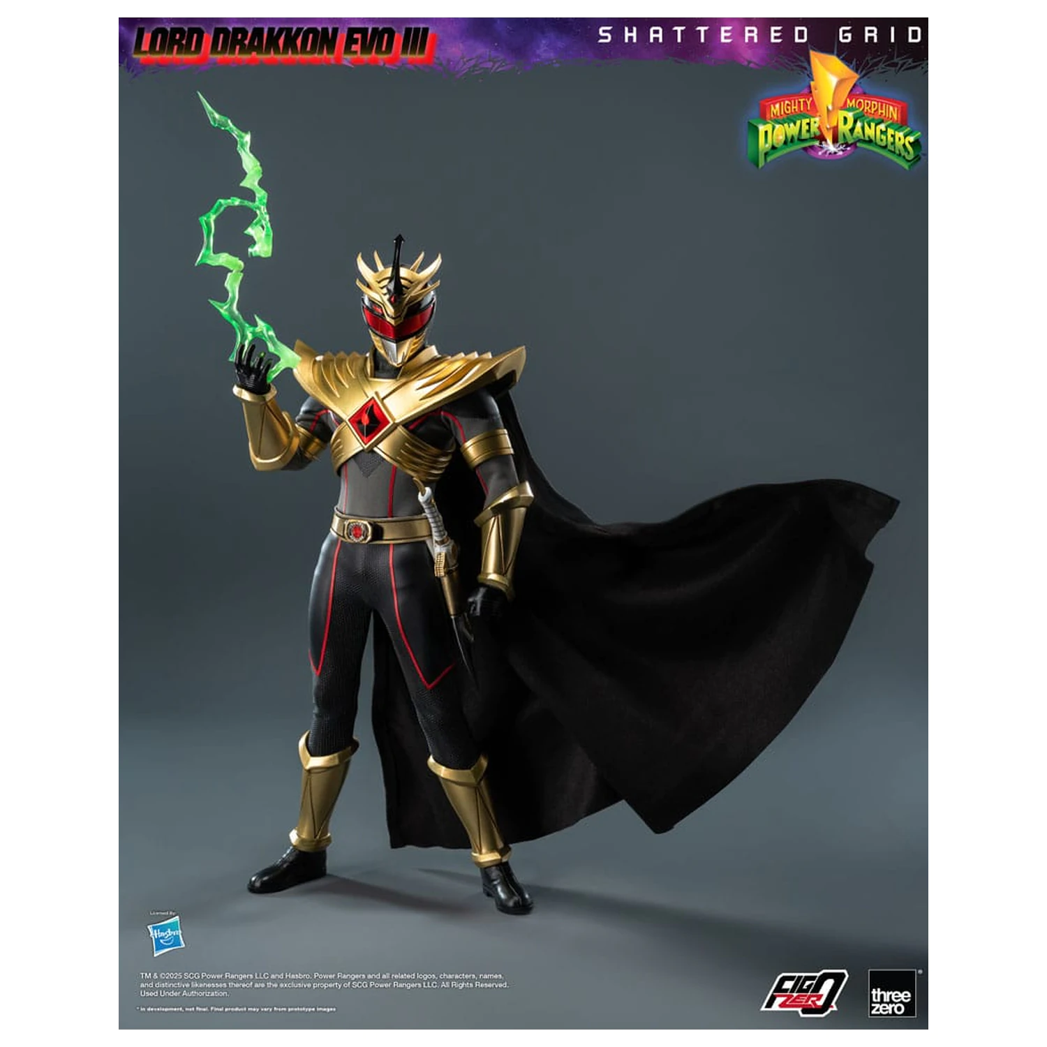 Mighty Morphin Power Rangers Shattered Grid FigZero akční figurka 1/6 Lord Drakkon Evo III 30 cm fotografii produktu