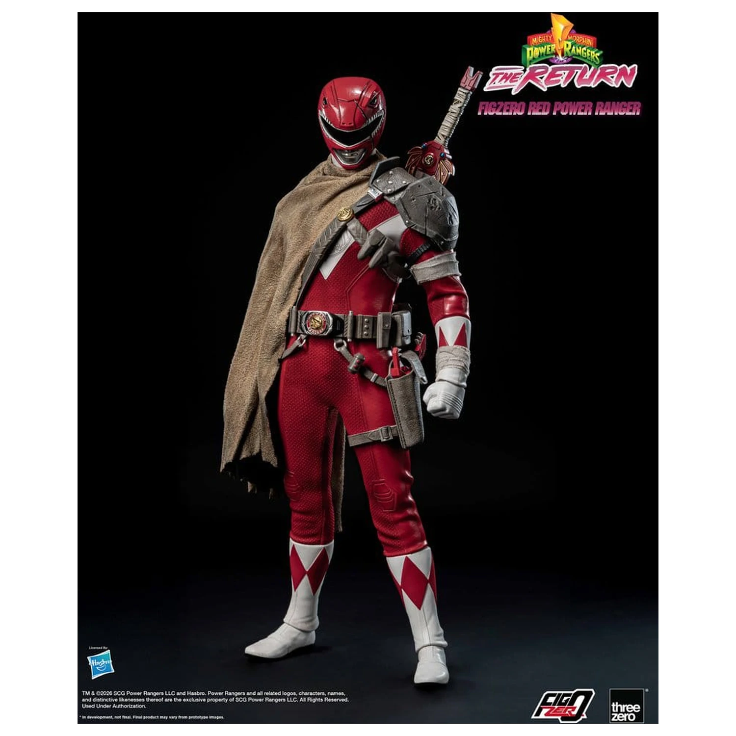 Mighty Morphin Power Rangers: The Return FigZero Akční figurka 1/6 Red Power Ranger 31 cm fotografii produktu