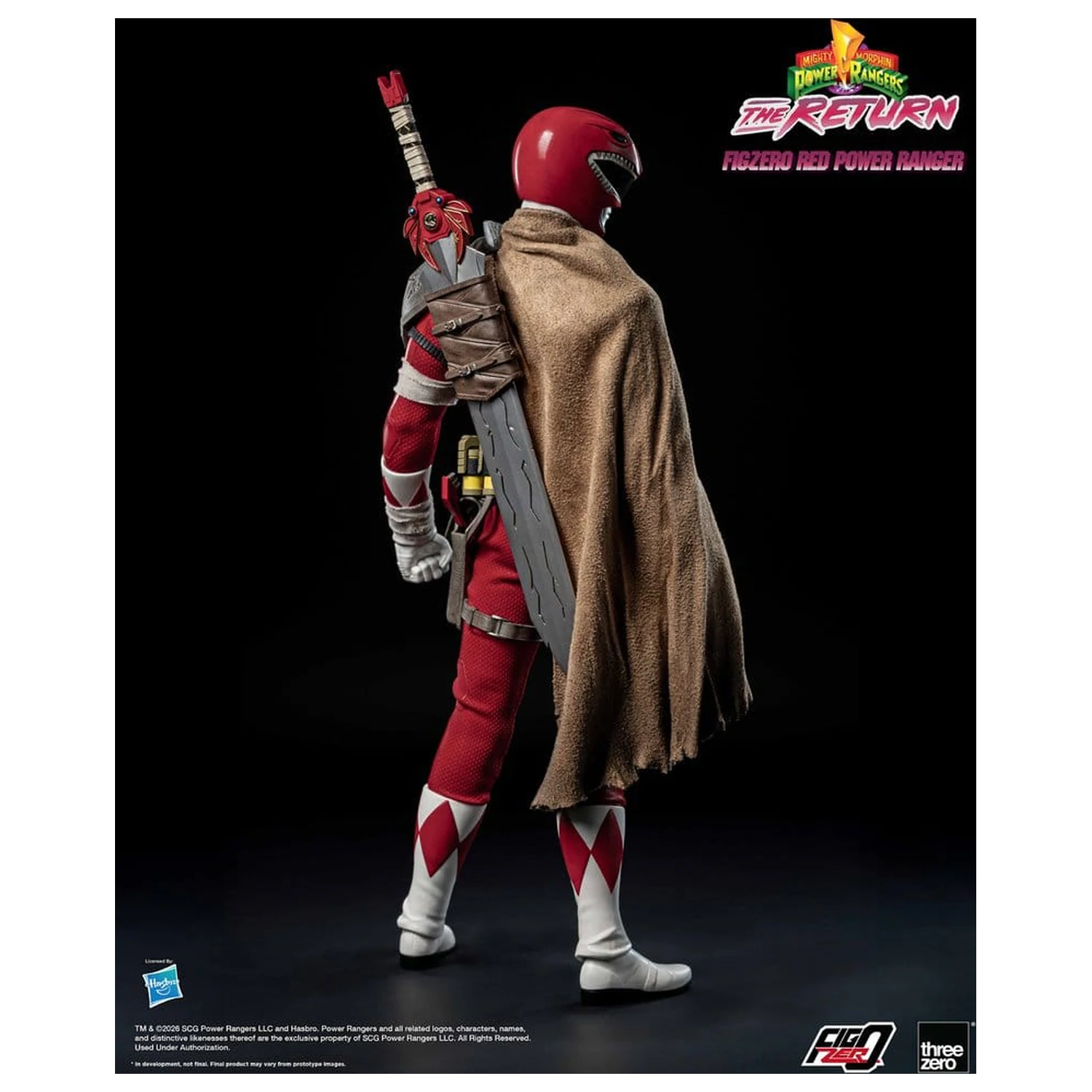 Mighty Morphin Power Rangers: The Return FigZero Akční figurka 1/6 Red Power Ranger 31 cm fotografii produktu