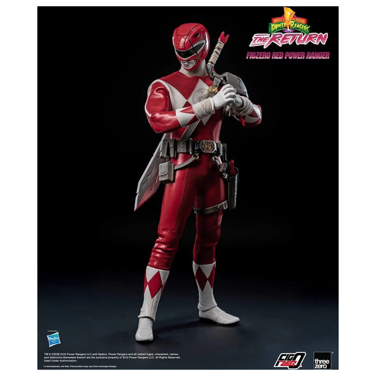 Mighty Morphin Power Rangers: The Return FigZero Akční figurka 1/6 Red Power Ranger 31 cm fotografii produktu