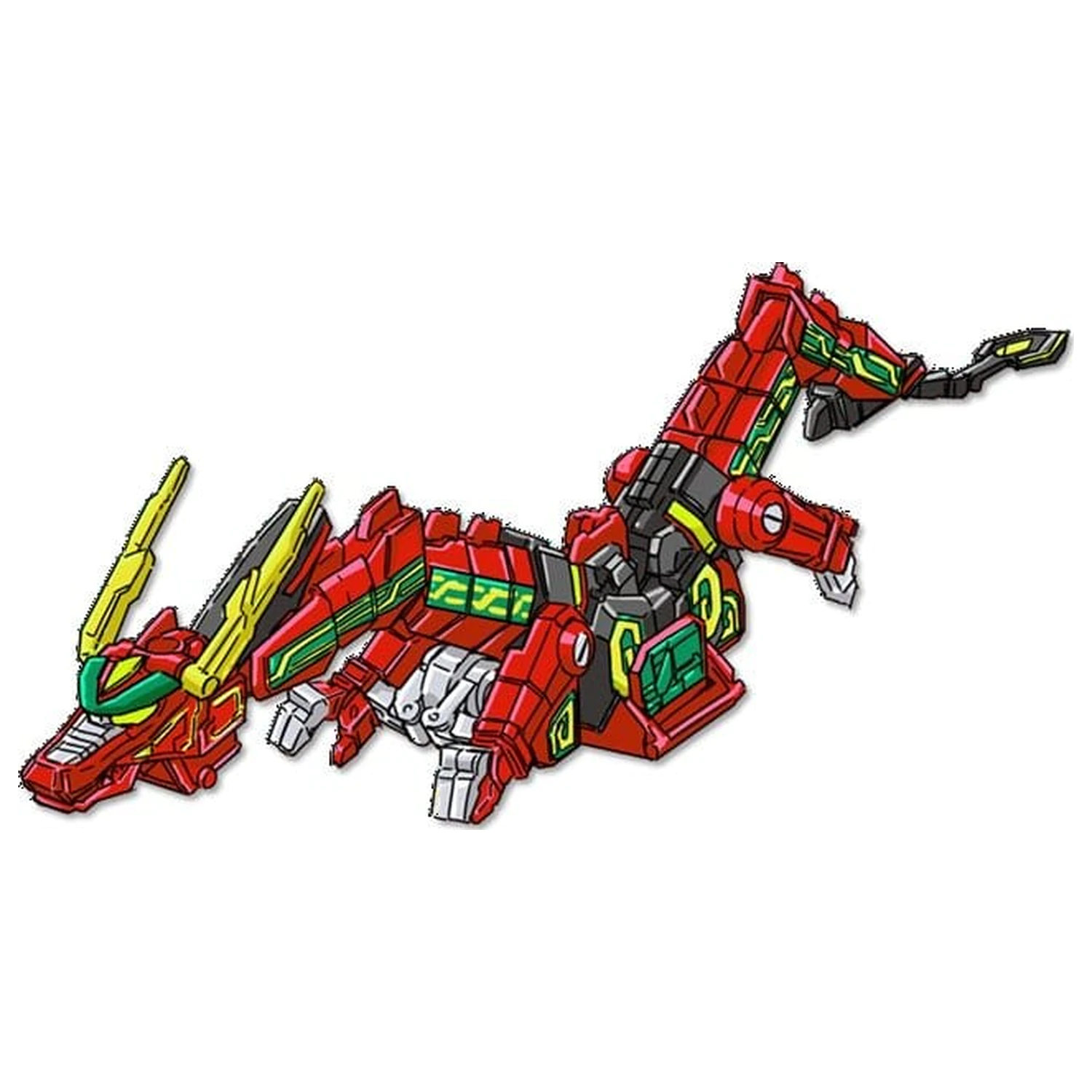 Mighty Morphin Power Rangers Thunderzord akční figurka Červený drak fotografii produktu