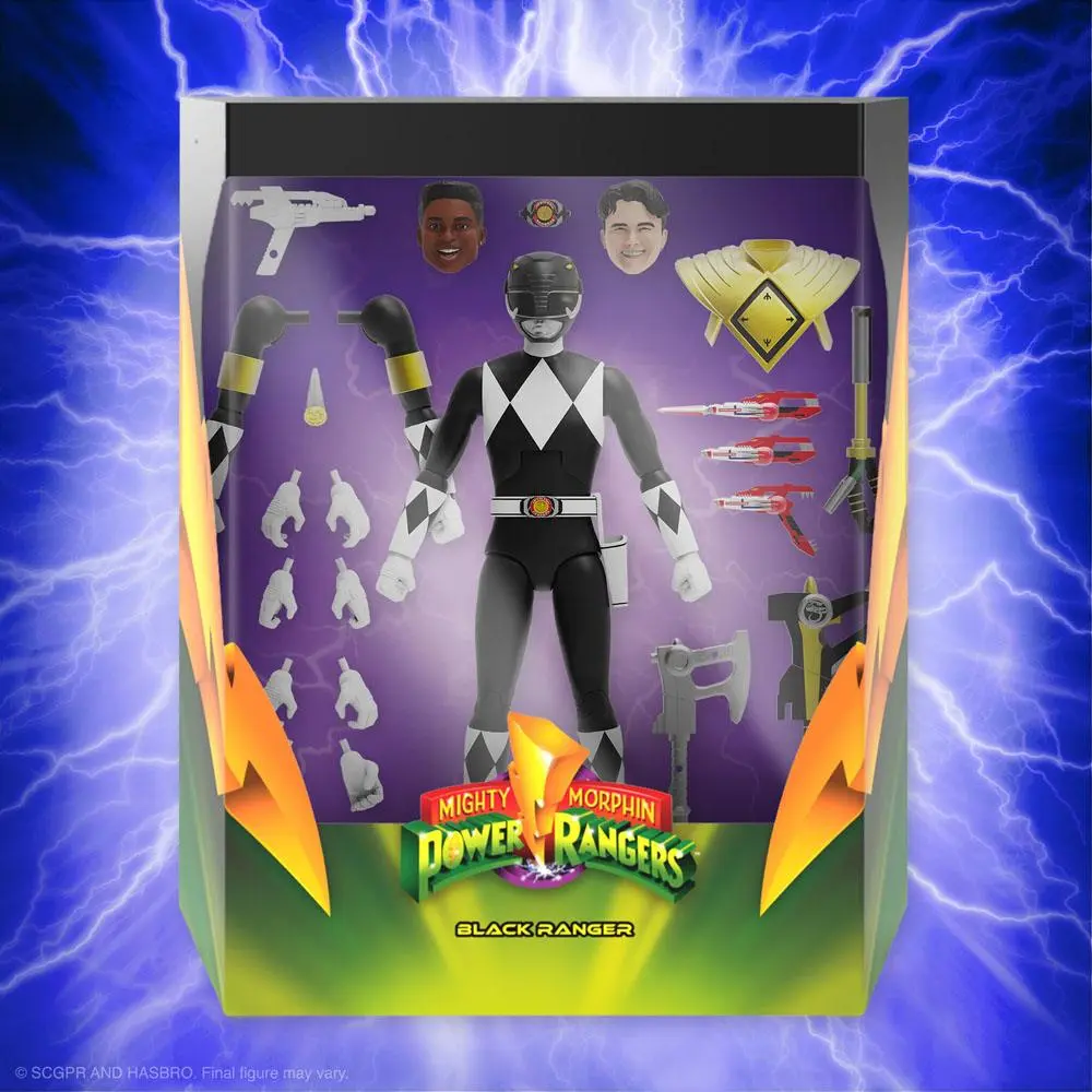 Mighty Morphin Power Rangers Ultimates akční figurka Black Ranger 18 cm fotografii produktu