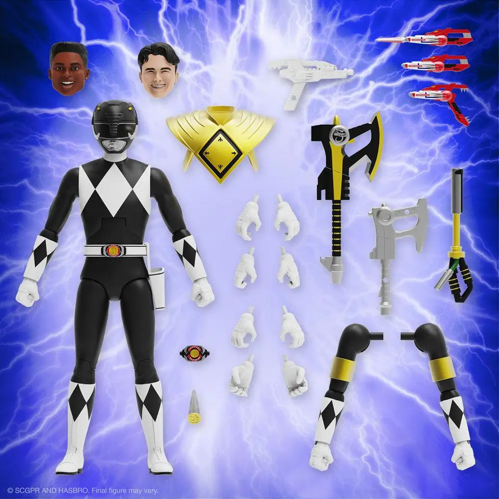 Mighty Morphin Power Rangers Ultimates akční figurka Black Ranger 18 cm fotografii produktu