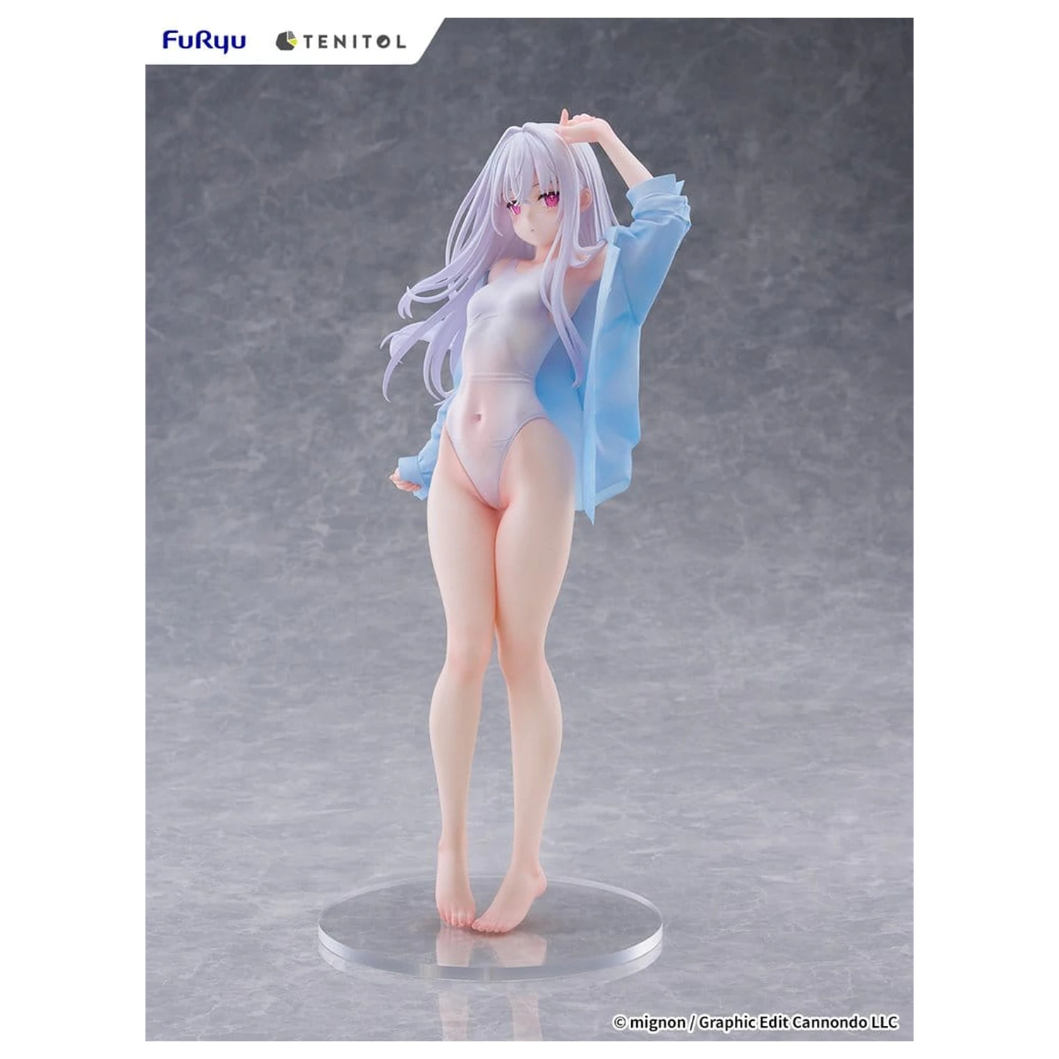 Mignon Works Tenitol vysoká PVC figurka Shiro v plavkách, verze 30 cm fotografii produktu