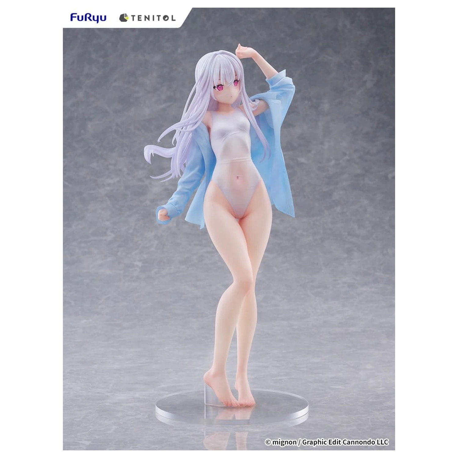 Mignon Works Tenitol vysoká PVC figurka Shiro v plavkách, verze 30 cm fotografii produktu