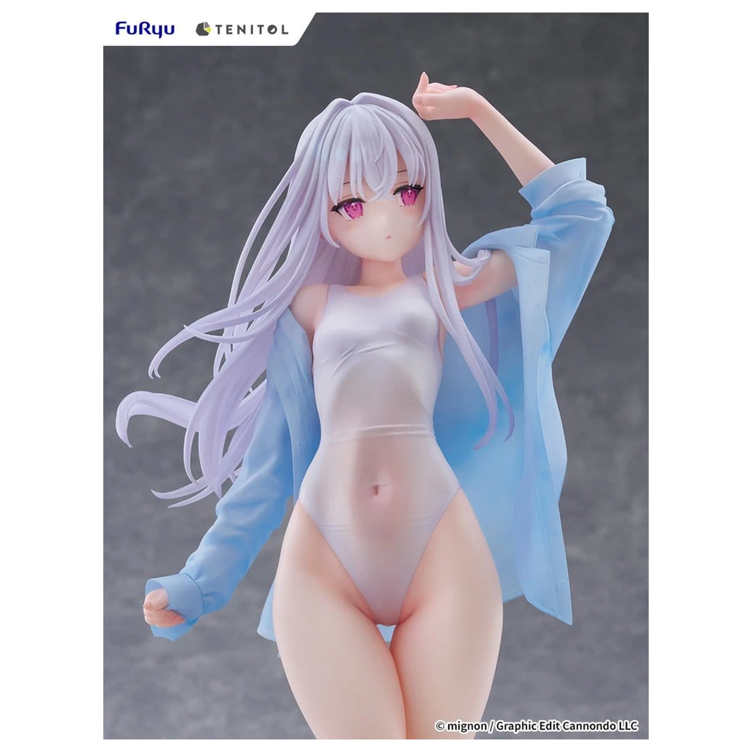 Mignon Works Tenitol vysoká PVC figurka Shiro v plavkách, verze 30 cm fotografii produktu