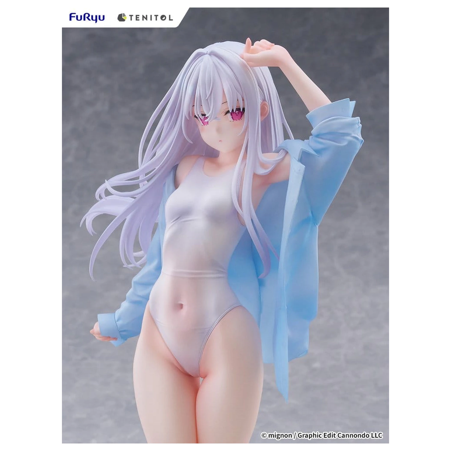 Mignon Works Tenitol vysoká PVC figurka Shiro v plavkách, verze 30 cm fotografii produktu