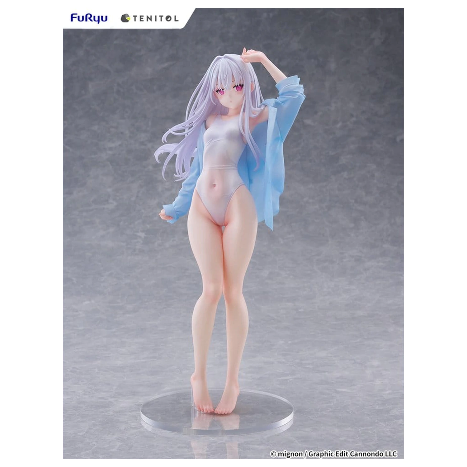 Mignon Works Tenitol vysoká PVC figurka Shiro v plavkách, verze 30 cm fotografii produktu