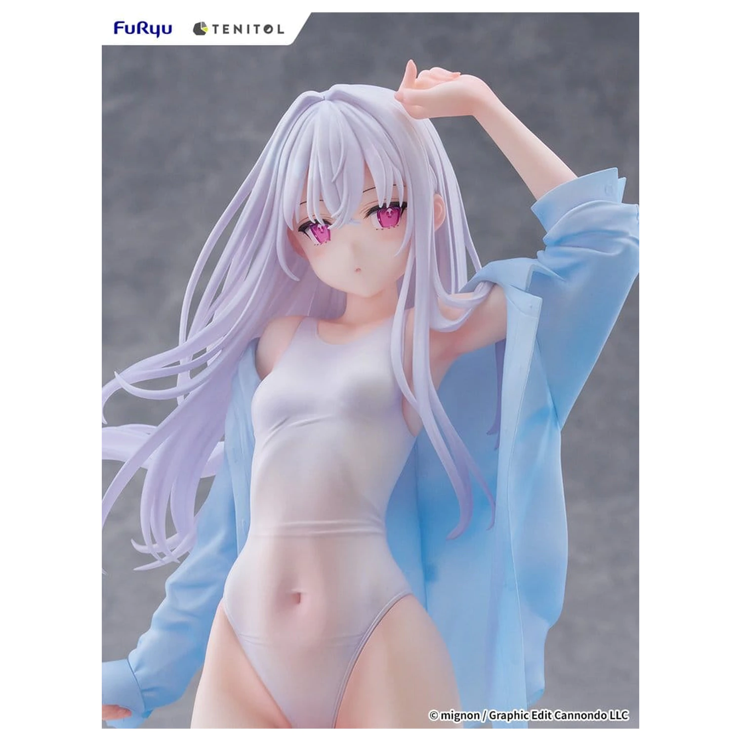 Mignon Works Tenitol vysoká PVC figurka Shiro v plavkách, verze 30 cm fotografii produktu