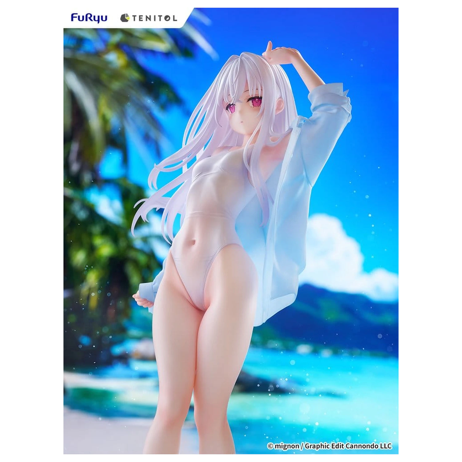 Mignon Works Tenitol vysoká PVC figurka Shiro v plavkách, verze 30 cm fotografii produktu