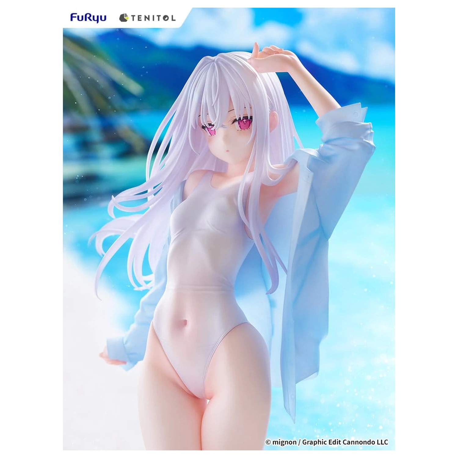 Mignon Works Tenitol vysoká PVC figurka Shiro v plavkách, verze 30 cm fotografii produktu