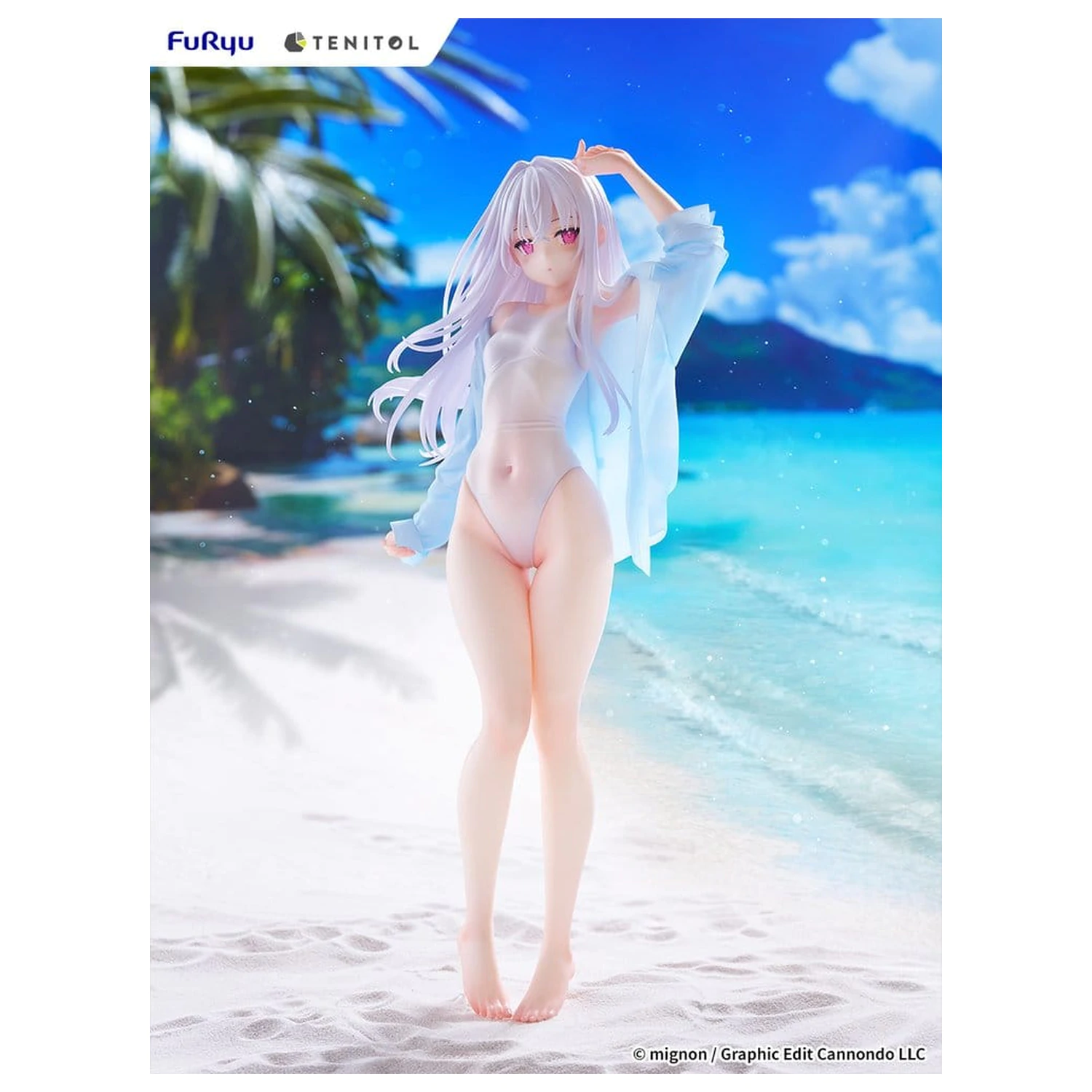 Mignon Works Tenitol vysoká PVC figurka Shiro v plavkách, verze 30 cm fotografii produktu
