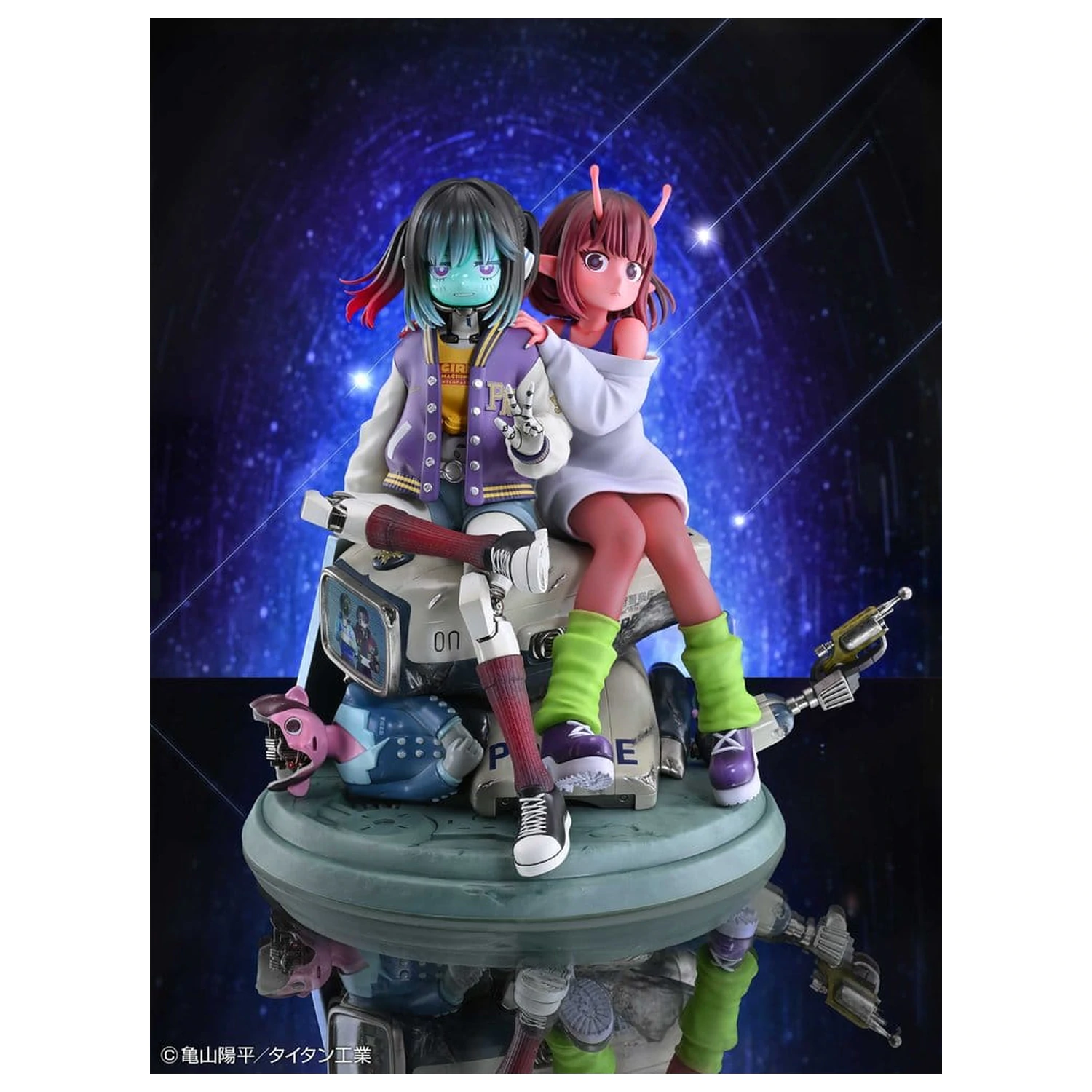 Milky Subway The Galactic Limited Express PVC figurky 2-Pack Chiharu & Makina 18 cm fotografii produktu