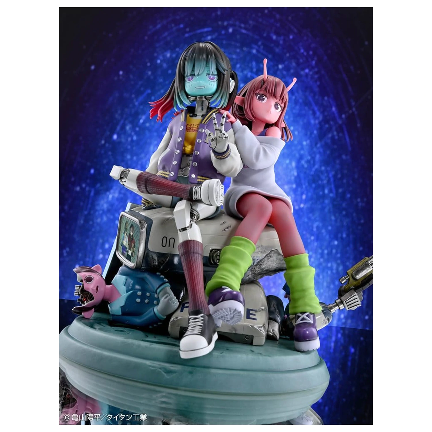 Milky Subway The Galactic Limited Express PVC figurky 2-Pack Chiharu & Makina 18 cm fotografii produktu