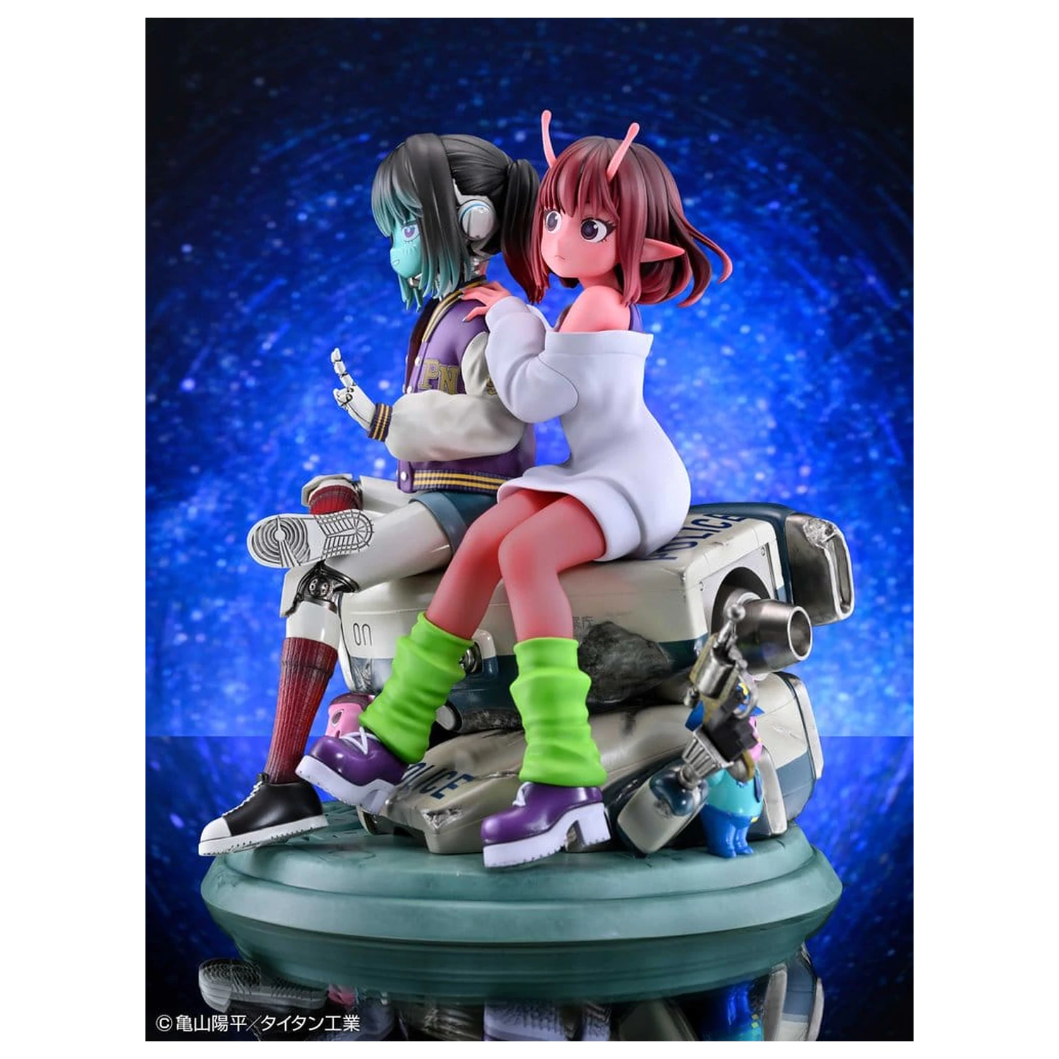 Milky Subway The Galactic Limited Express PVC figurky 2-Pack Chiharu & Makina 18 cm fotografii produktu