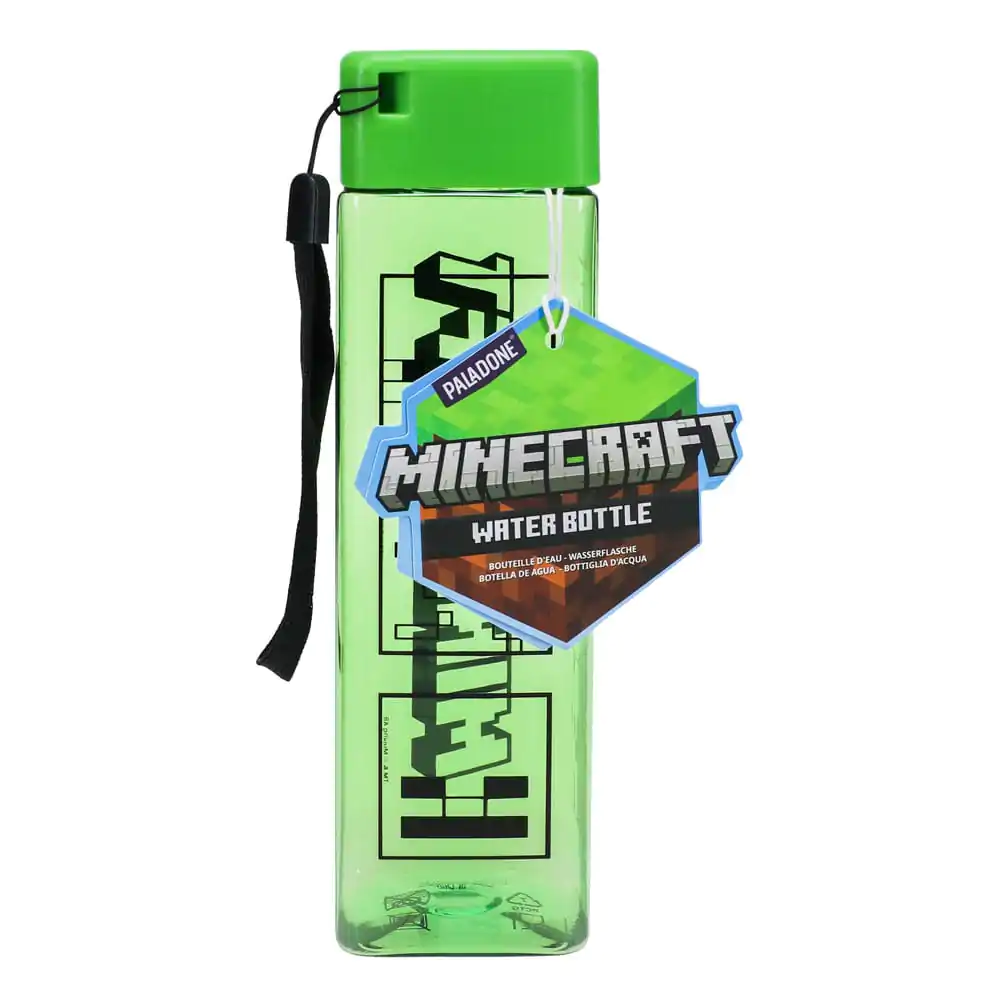 Minecraft Láhev na vodu hranatého tvaru fotografii produktu