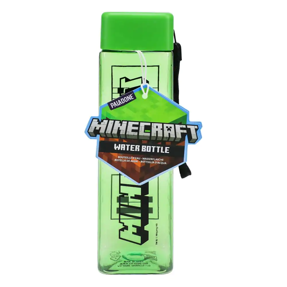 Minecraft Láhev na vodu hranatého tvaru fotografii produktu