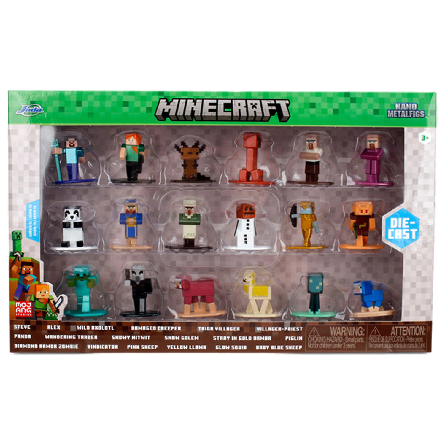Minecraft balení 18 figurek 4 cm fotografii produktu