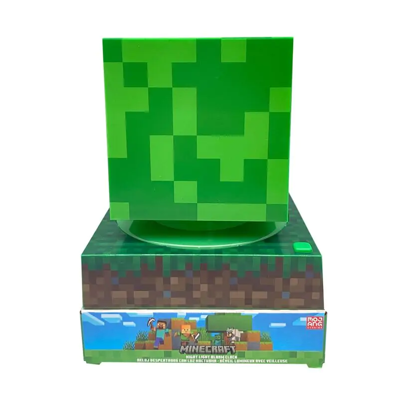 Minecraft 3D lampa s budíkem fotografii produktu