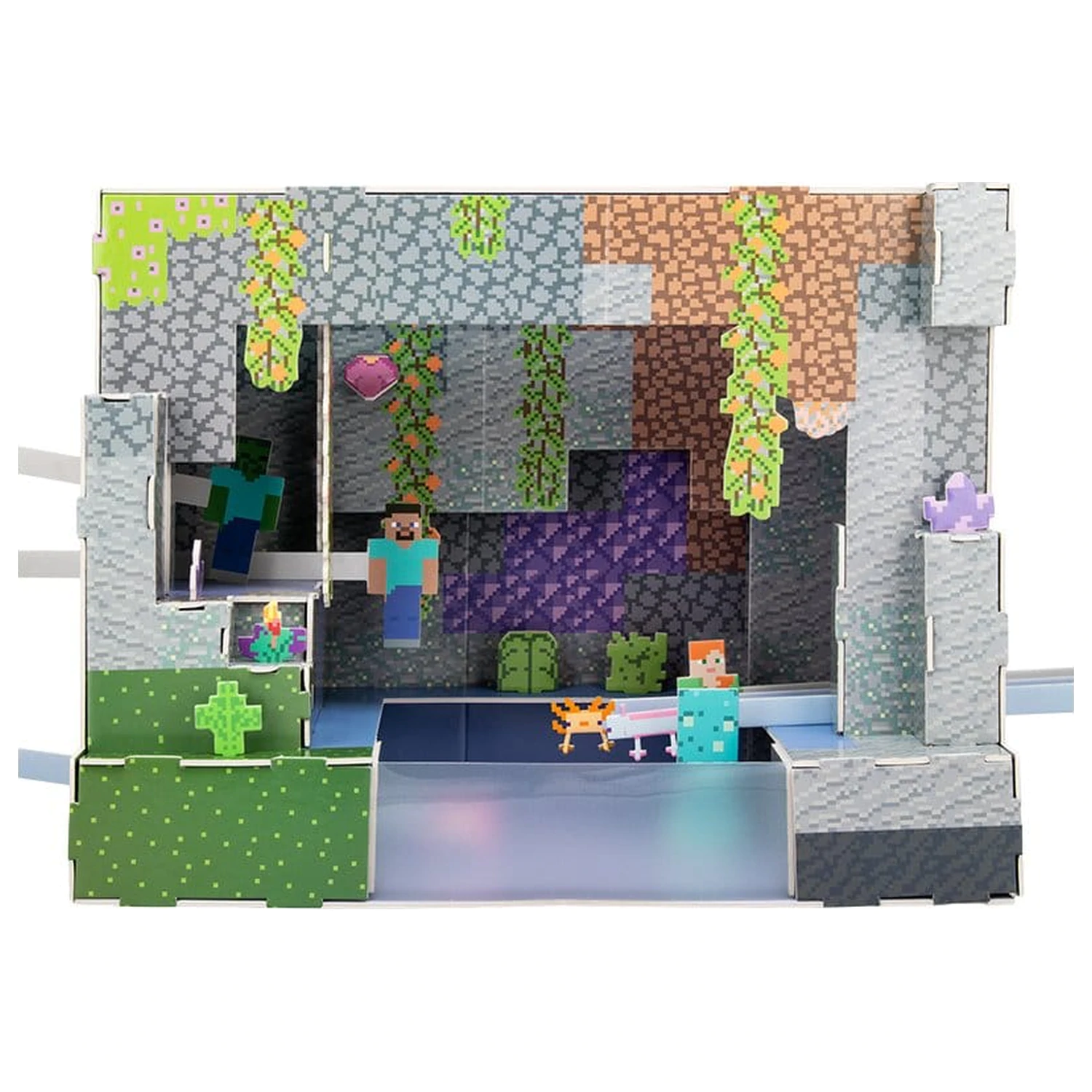 Minecraft Stavebnice 3D Scéna fotografii produktu