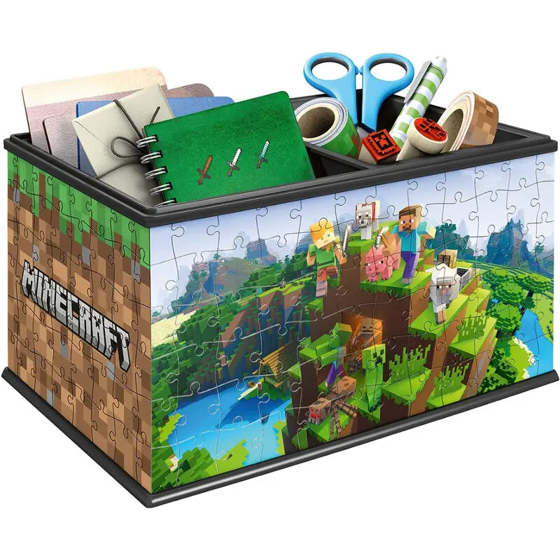 Minecraft úložný box 3D puzzle 216 dílků fotografii produktu