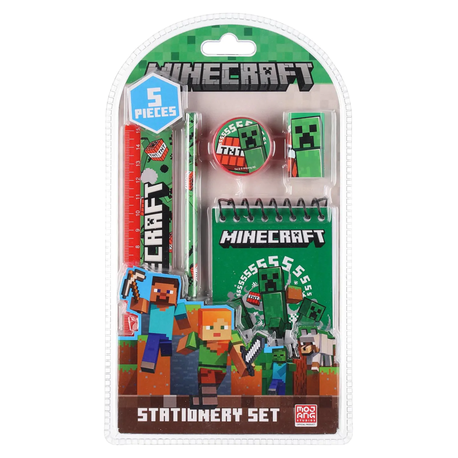 Minecraft papírnická sada 5 ks fotografii produktu