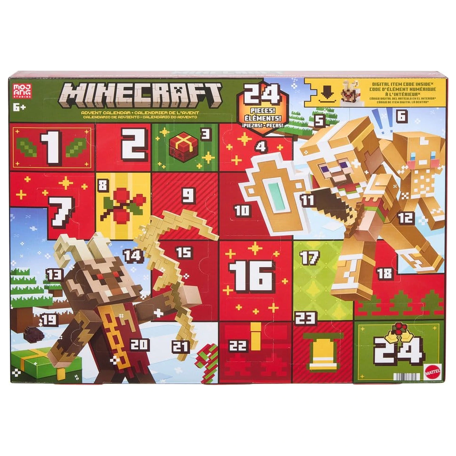 Minecraft Adventní kalendář fotografii produktu