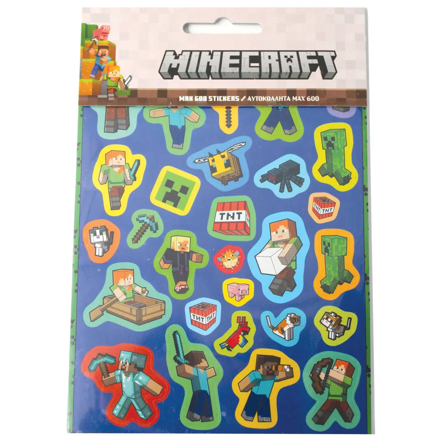 Minecraft Adventures sada 600 samolepek fotografii produktu