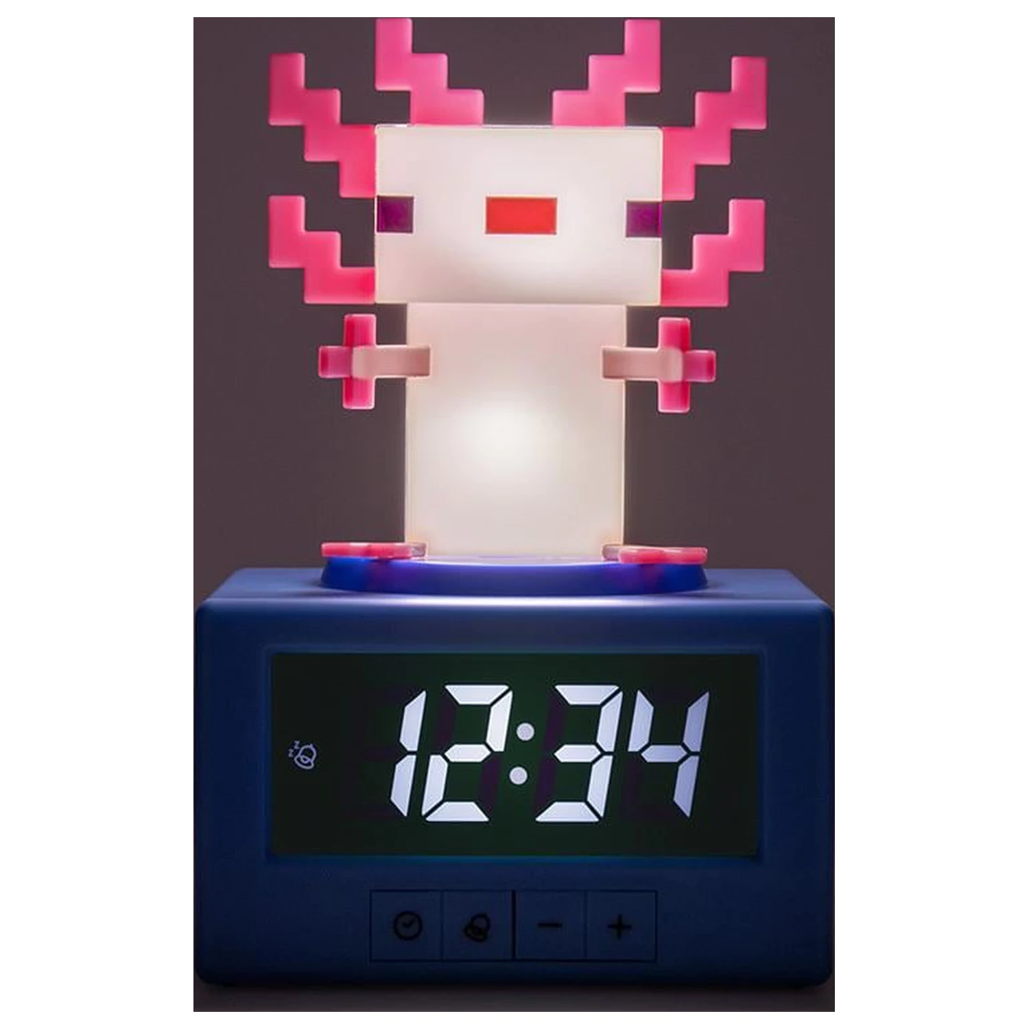 Minecraft Axolotl Ikona Lampa Budík 12 cm fotografii produktu
