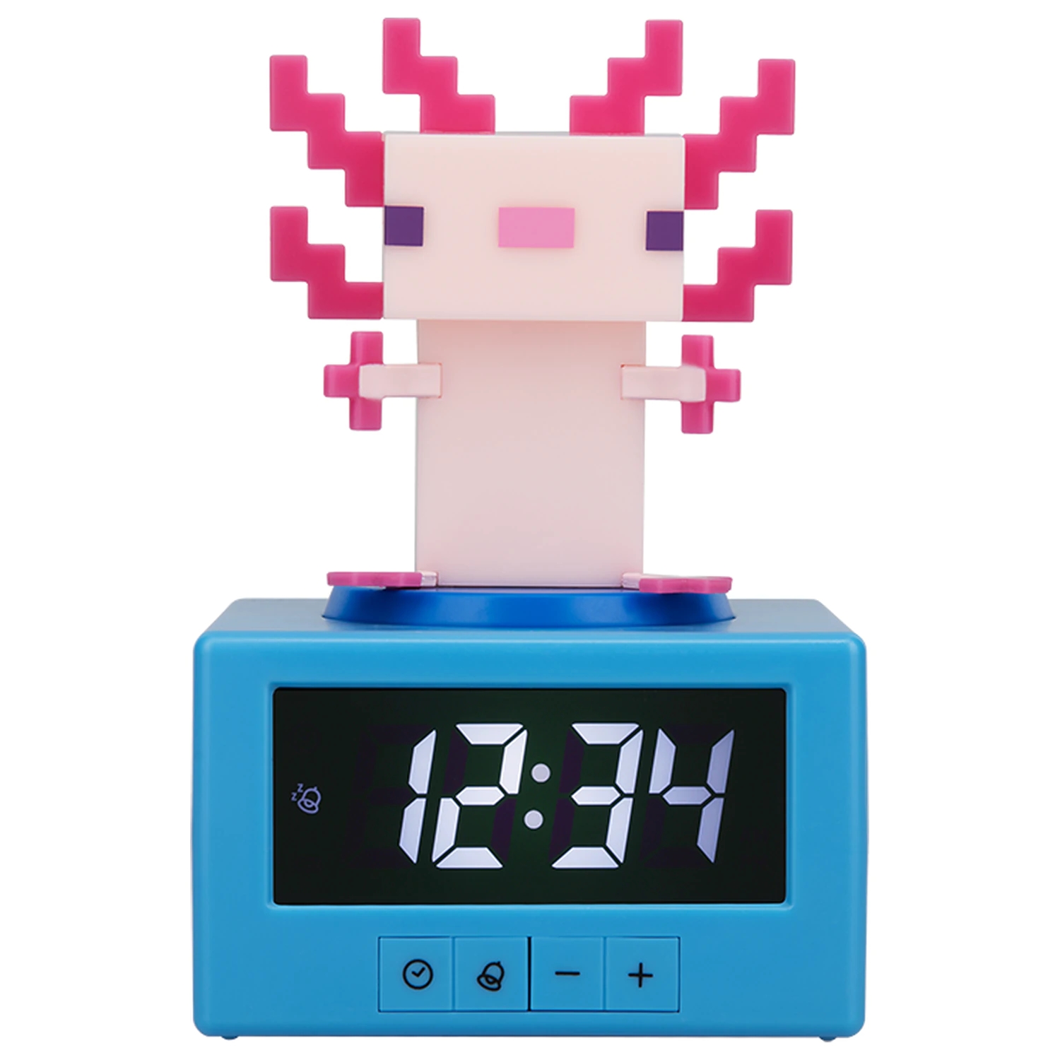 Minecraft Axolotl Ikona Lampa Budík 12 cm fotografii produktu