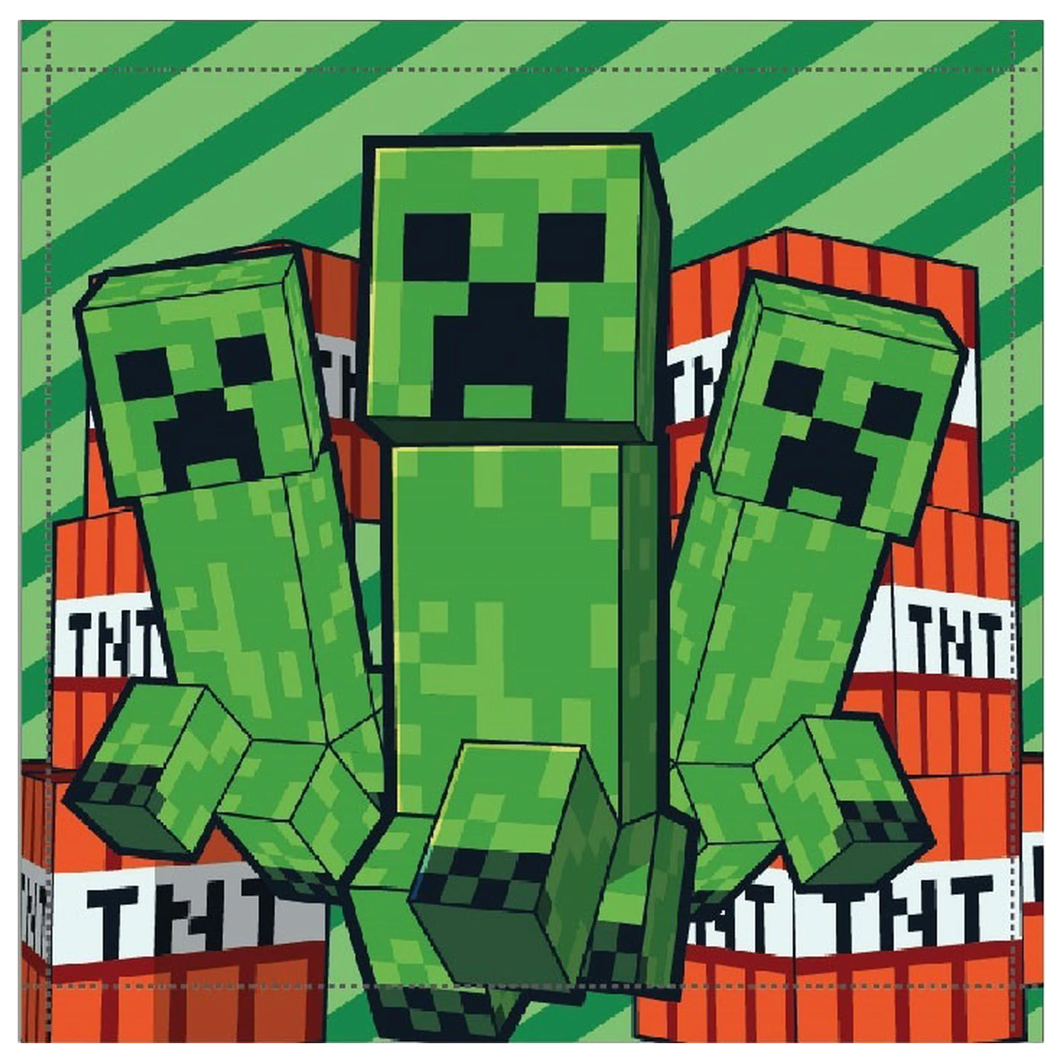 Minecraft Battle ručník na ruce, utěrka na obličej, ručník 30x30cm fotografii produktu